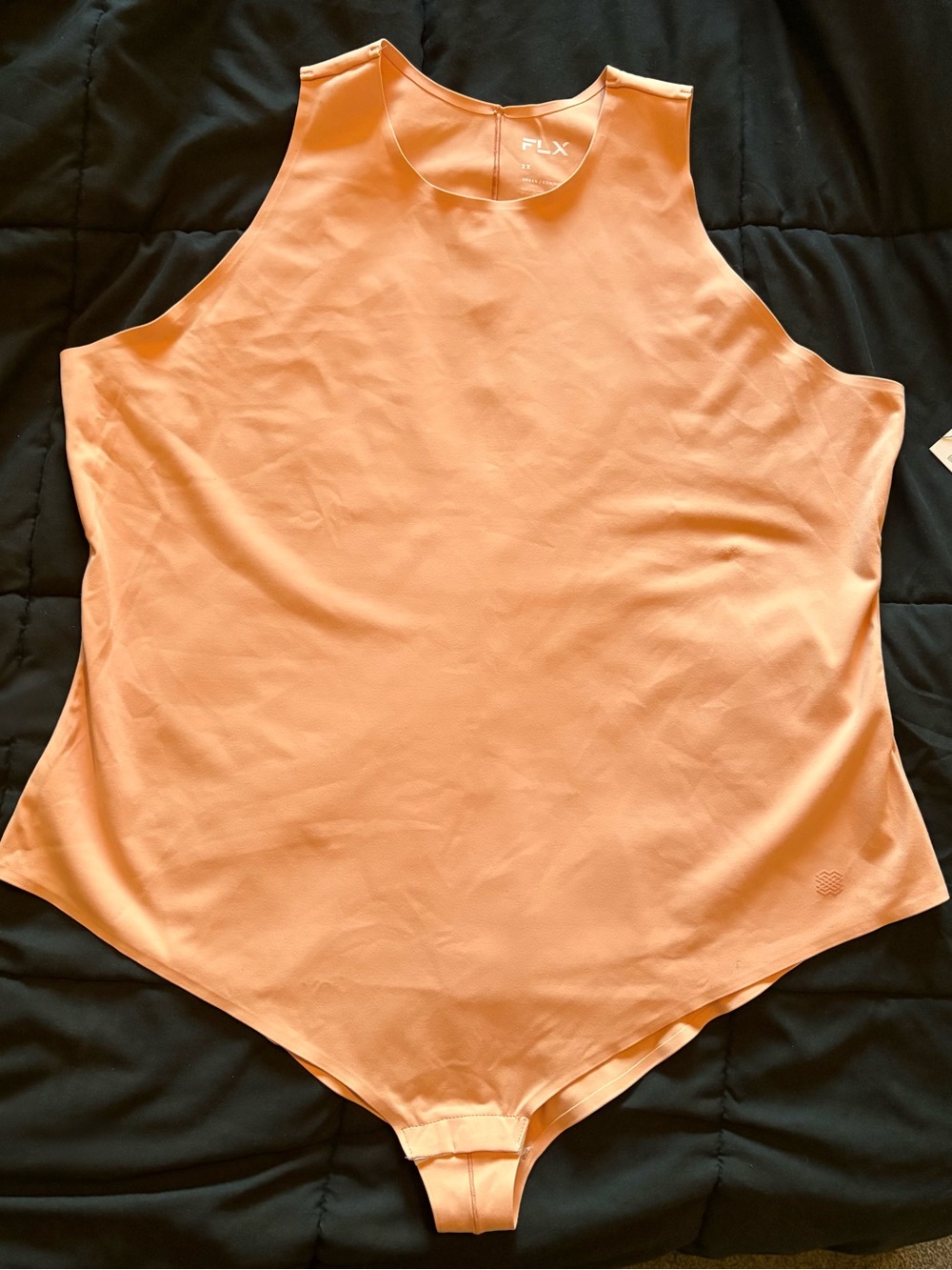 Kohl's Women's Plus Peach Sleeveless Bodysuit